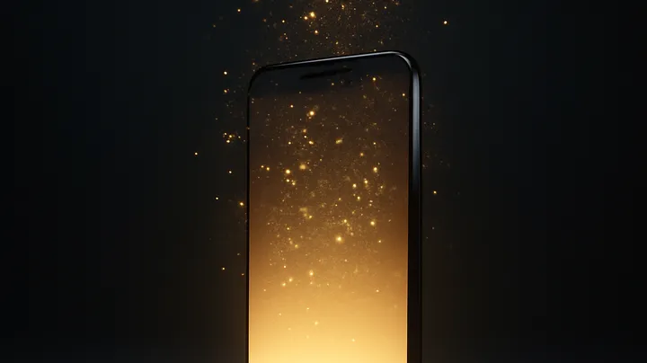 8444BET COM - Modern phone with glowing screen 8444BET COM Modern phone with glowing screen